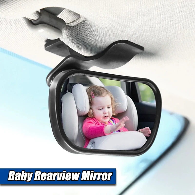 

Baby Rearview Mirror Child Safety Seat Rearview Mirror Retrofit Adjustable Rotating Blind Spot Mirrors Reversing Aid Car Parts