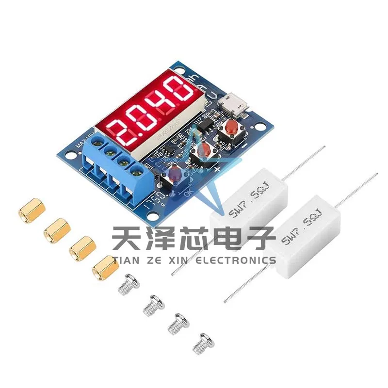 Zb2L3 Battery Capacity Tester External Load Discharge Type 1.2-12V Battery 18650 and Other Capacity Test