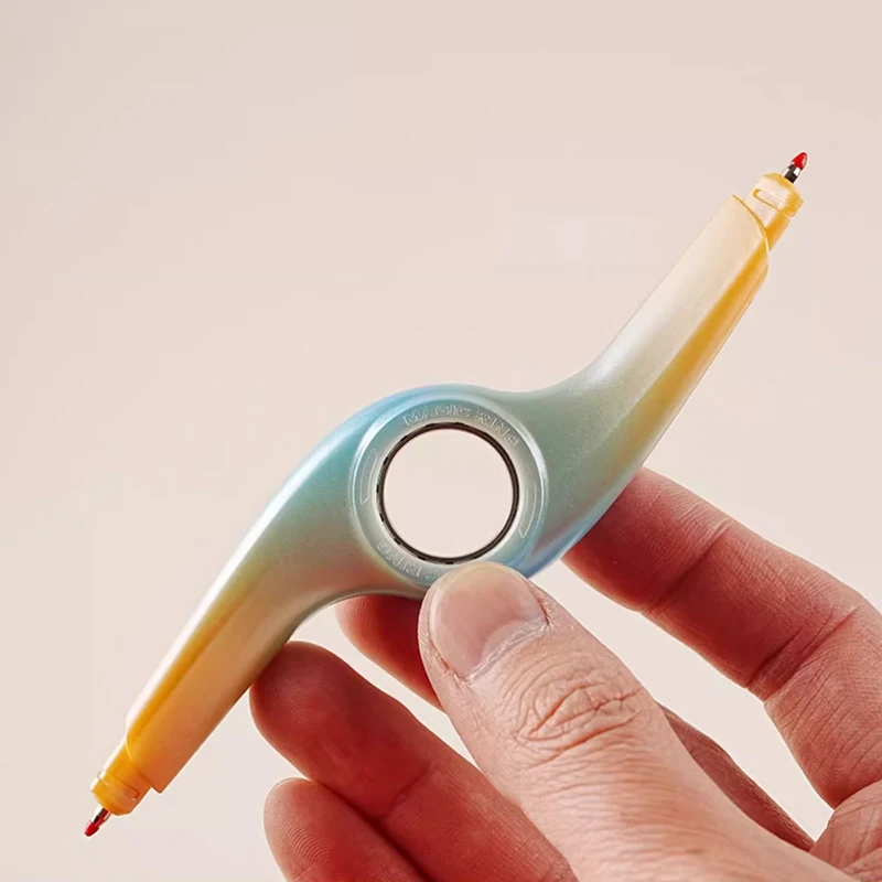 1PC Universe Star River Magic Rotating Gyroscope Pen Outdoor Portable EDC Creative Finger Toys