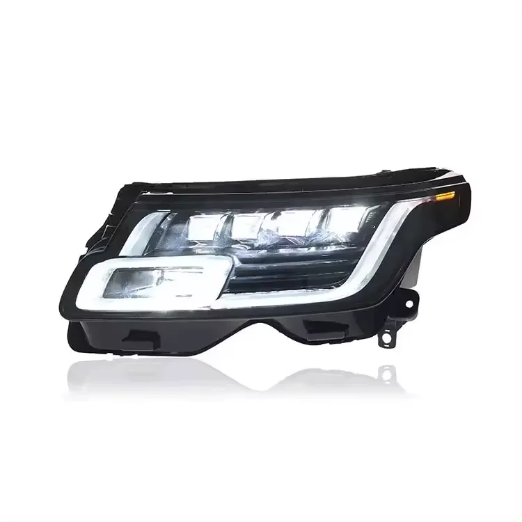 Car Accessories LED Front Headlights for Land Rover Range Rover Vogue 2014-2017 Driving Lamps Daytime Running Light Assembly