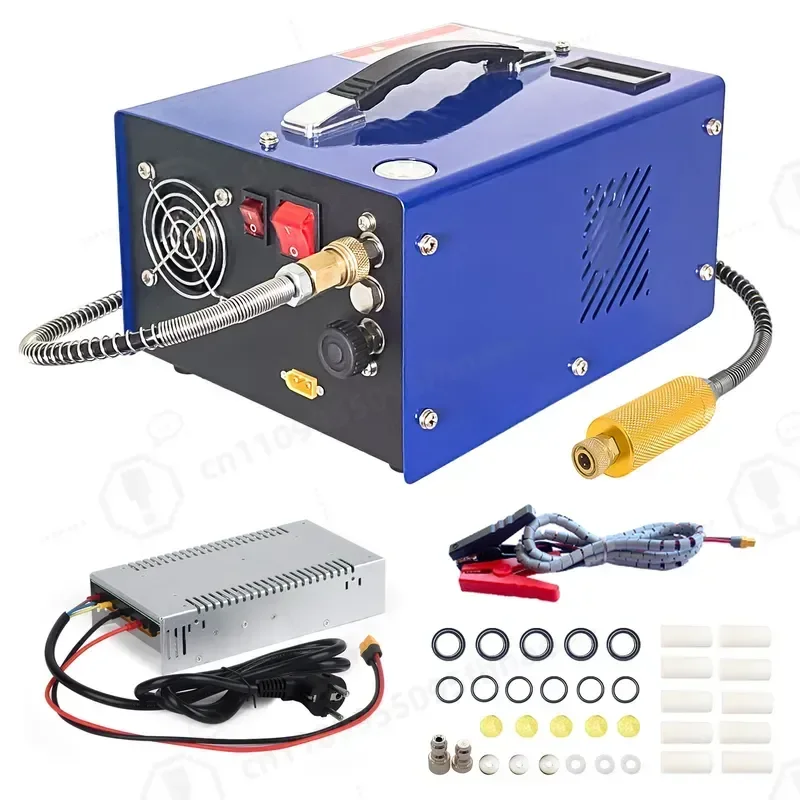 12V Car High Pressure Air Pump 30MPA Electric Air Compressor Portable Inflator for Vehicle Tire Emergency Use Factory Direct