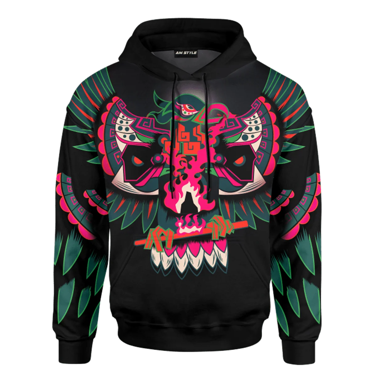 

AZTEC SPREAD YOUR WINGS MAYA AZTEC MEXICAN MURAL ART 3D Print Unisex Hoodie Men Sweatshirt Streetwear Zip Pullover Casual Jacket