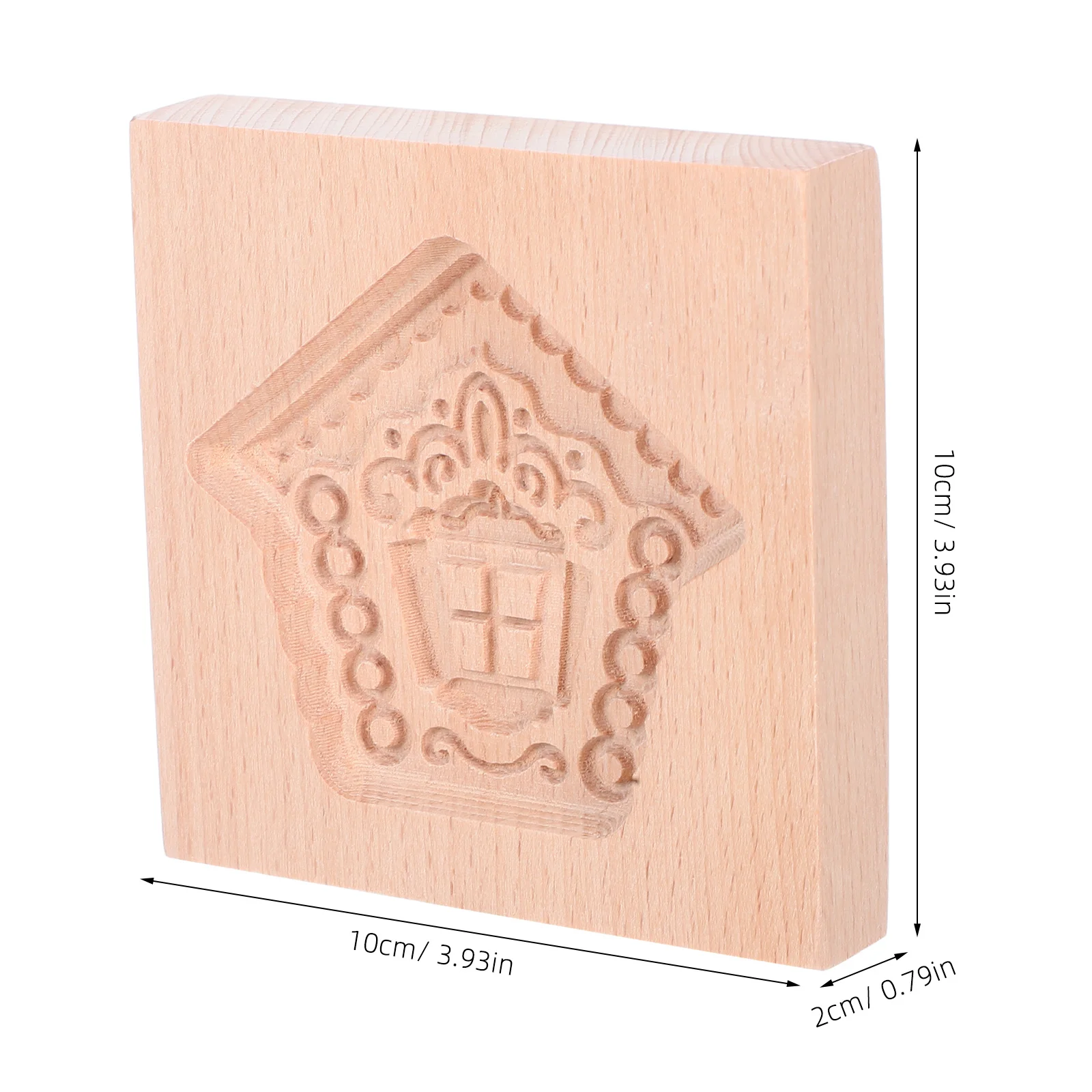 Stampo per timbri per biscotti fai-da-te Stampi per goffratura natalizia per le vacanze da cucina per cuocere taglierina in legno