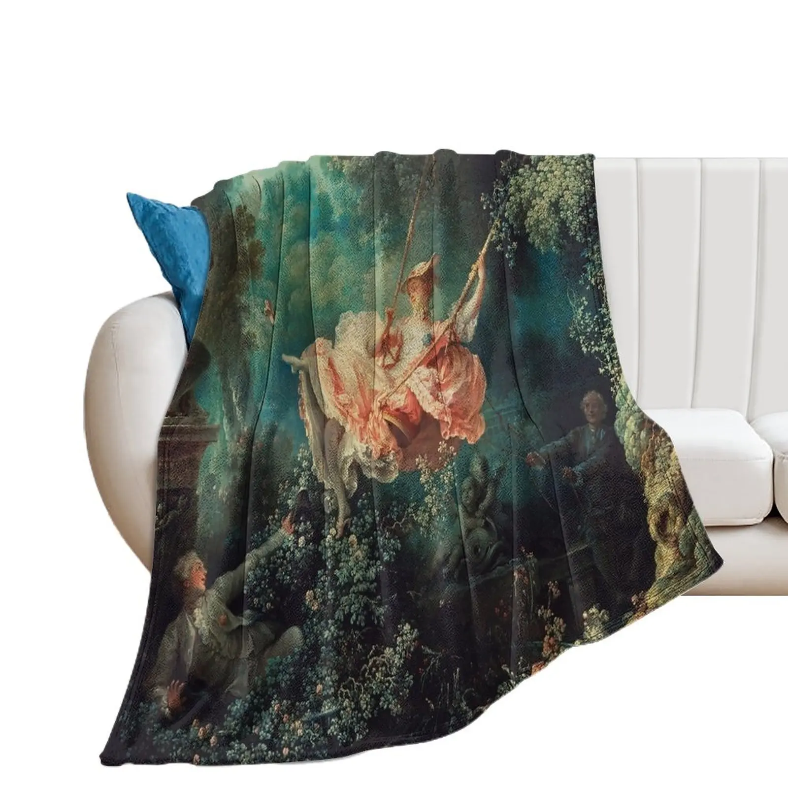 

The Swing Painting - Jean-Honoré Fragonard Throw Blanket Polar Nap funny gift Blankets