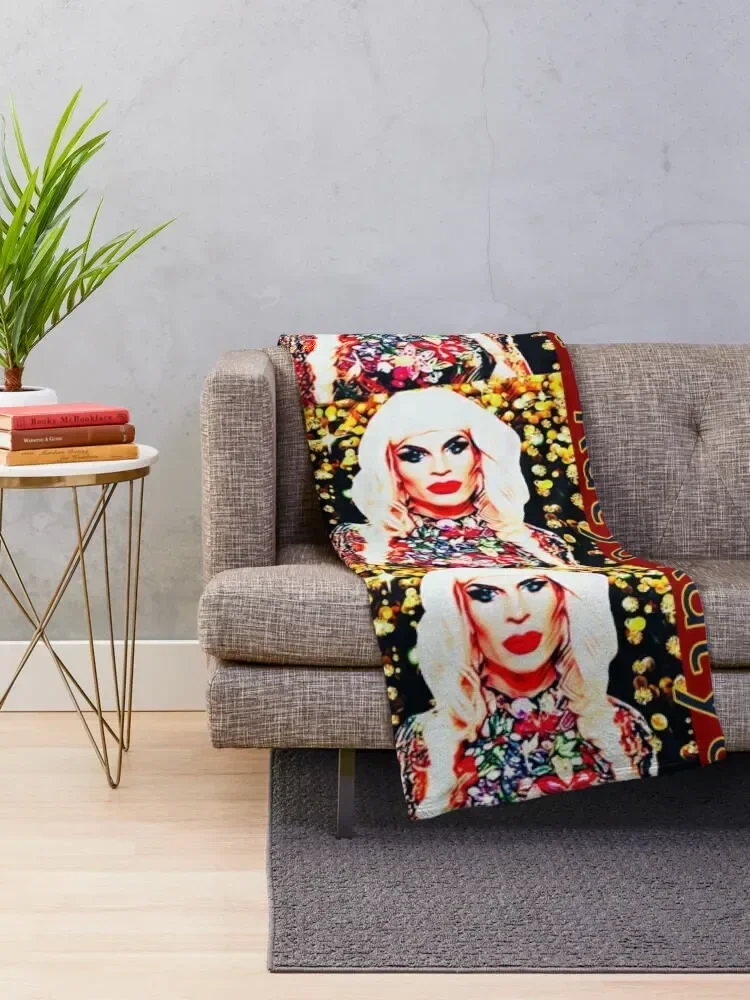 Katya Tribute 2 Throw Blanket Moving anime Summer Camping Blankets