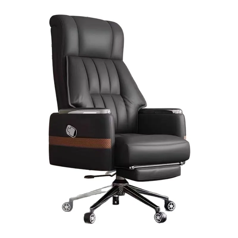 Boss Chair Office Chair Recumbable Computer Chair Business Leather Light Luxury Simple Modern