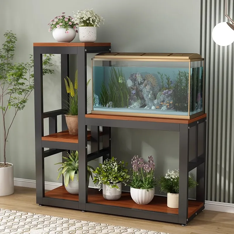 Factory Direct 2026 Fish tank rack Double-layer combination fish tank table Aquarium bracket Turtle tank rack base Super