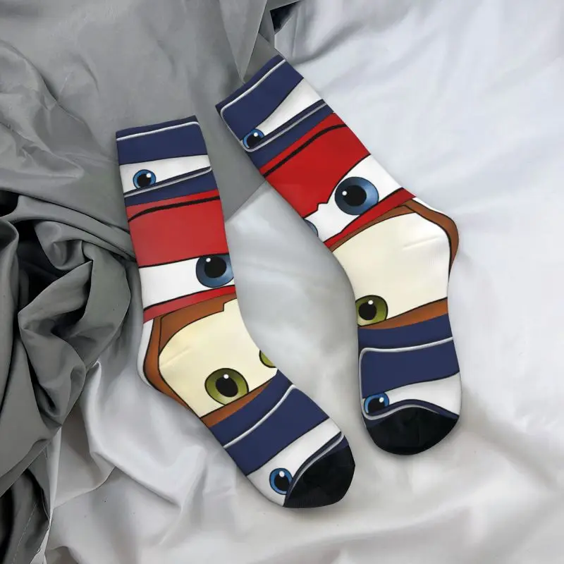 

Крутые носки Lightning McQueen на заказ, женские и мужские теплые носки с 3D принтом автомобилей, аниме, футбольные спортивные носки