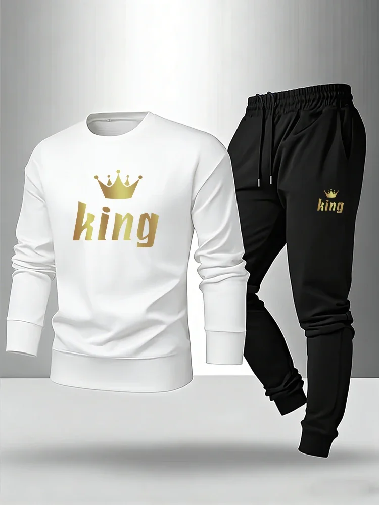 

Mens Tracksuit Casual Best Seller Long Sleeves Sweatshirts Daily Sports Jogging Clothing 2026 Sportswear Single Piece Tops Pants