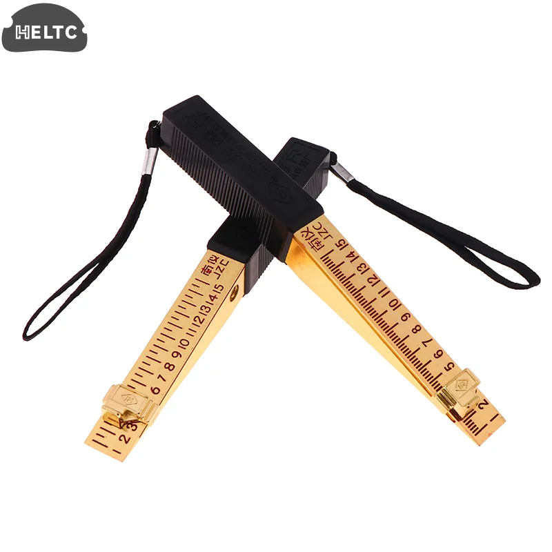 0.2/0.5mm Vernier Feeler Gauges Wedge Shaped Vernier Feeler Gauge 1-15mm House Engineering Inspection Flatness Measuring Tools