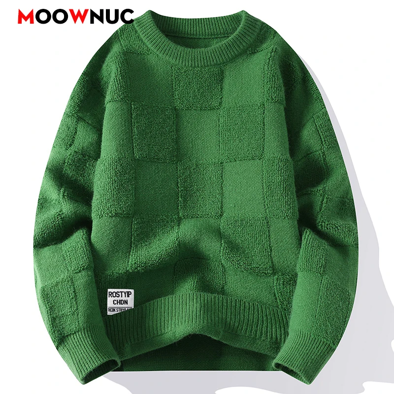 Men's Clothing Pullovers Fashion Sweater For Men Men's Sweat-shirt Knit Autumn Casual Hombre Warm Solid Spring Male Streetwear