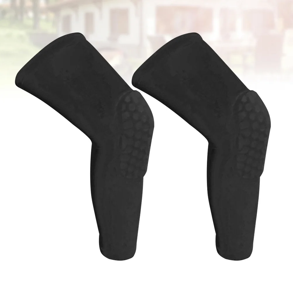 

2Pcs Knee Pads Men Sports Protector Eva Shockproof Anti-Slip Silicone High-Intensity Flex Honeycomb Breathable Comfortable