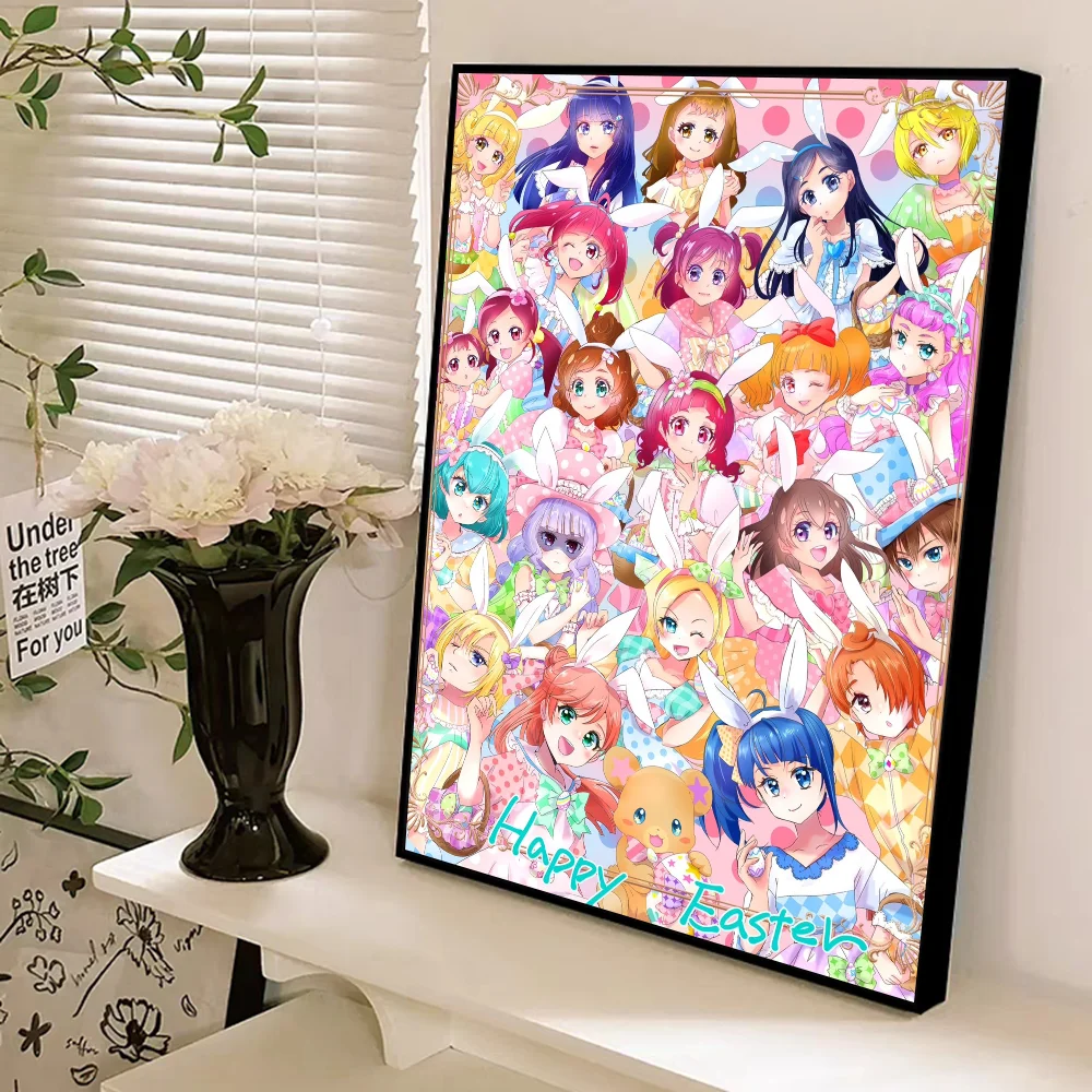 Precure Classic Vintage Posters Vintage Room Bar Cafe Decor Stickers Wall Painting