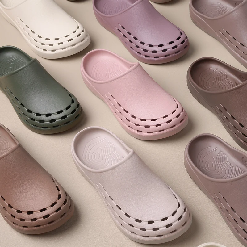 Pink Women Doctor Medical Scrub Shoes and Clogs Breathable Flexible Garden Shoes Tooth Hospital Nursing Footwear X08-01 - view 2