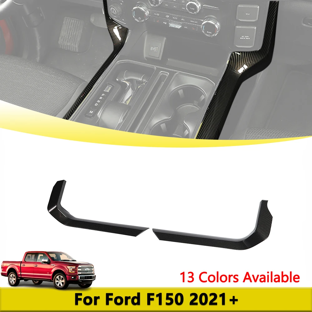 

Gear Shift Box Frame Side Panel Cover Trim Decoration for Ford F150 2021 2022-2024 Interior Mouldings Car Accessories Modified