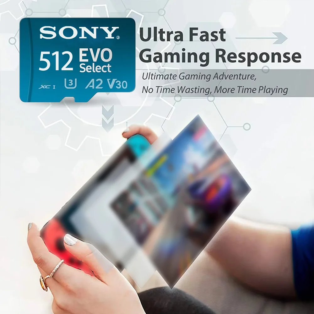 SONY Micro TF Sd-kaart mini SD-geheugenkaart 2TB 1TB 512GB 256GB U3 V30 4K Volledige Geheugen Flash Kaarten Voor Telefoon Computer Camera