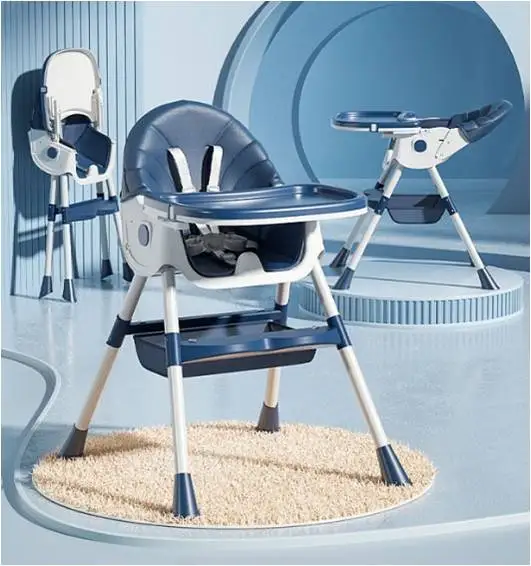 

Folding multifunctional portable family dining table chair for baby