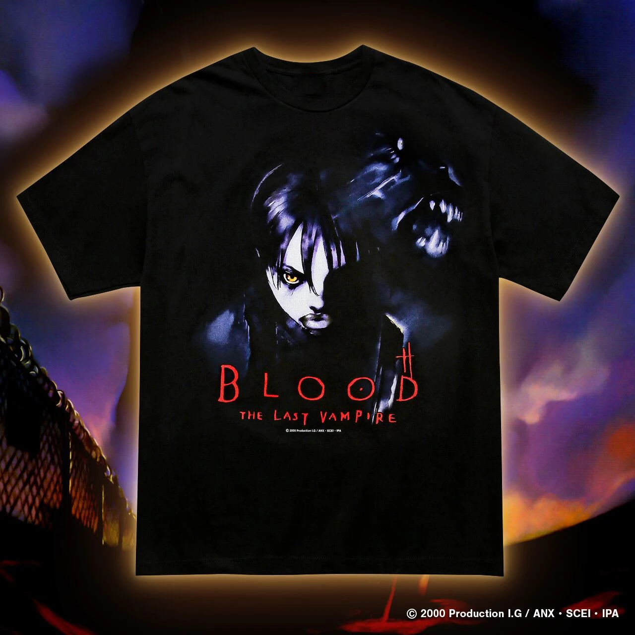 

Лето 2022, японское аниме «BLOOD THE LAST VAMPIRE», футболка из 100% чистого хлопка с принтом, женская и мужская футболка большого размера, производство I.G Anime Y2k