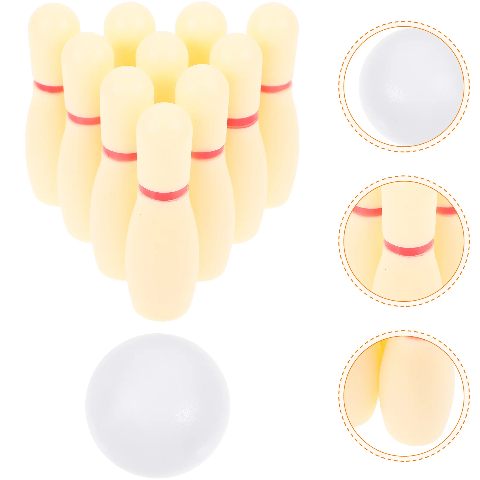 مجموعة واحدة من ألعاب البولينج للأطفال، مادة بلاستيكية، متعة لا نهاية لها، تطوير تركيز أقل، ألعاب فيديو أكثر وقت اللعب #6