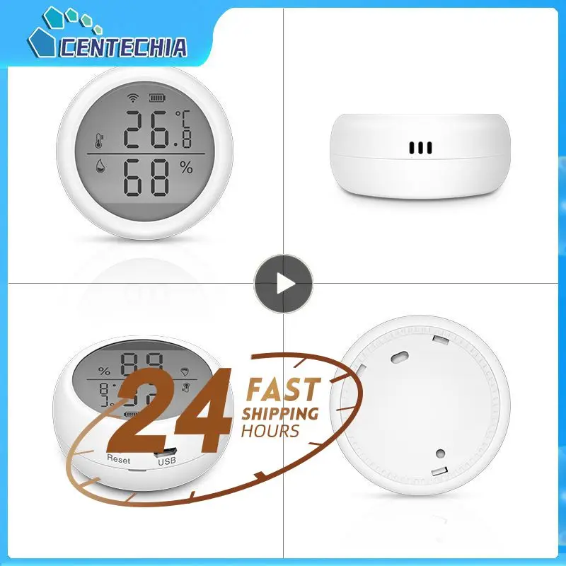 

1~10PCS Indoor Hygrometer Lcd Screen Remote Monitoring Digital Thermometer Smart Life Temperature And Humidity Sensor