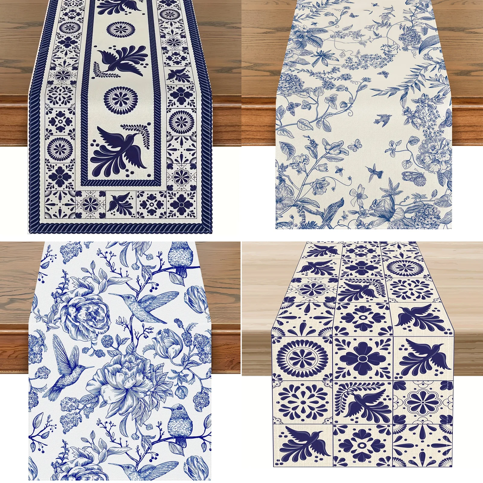 Mexican Day of The Dead Linen Table Runners Mexico Dia De Los Muertos Sugar Skull Table Runner for Home Party Dining Table Decor