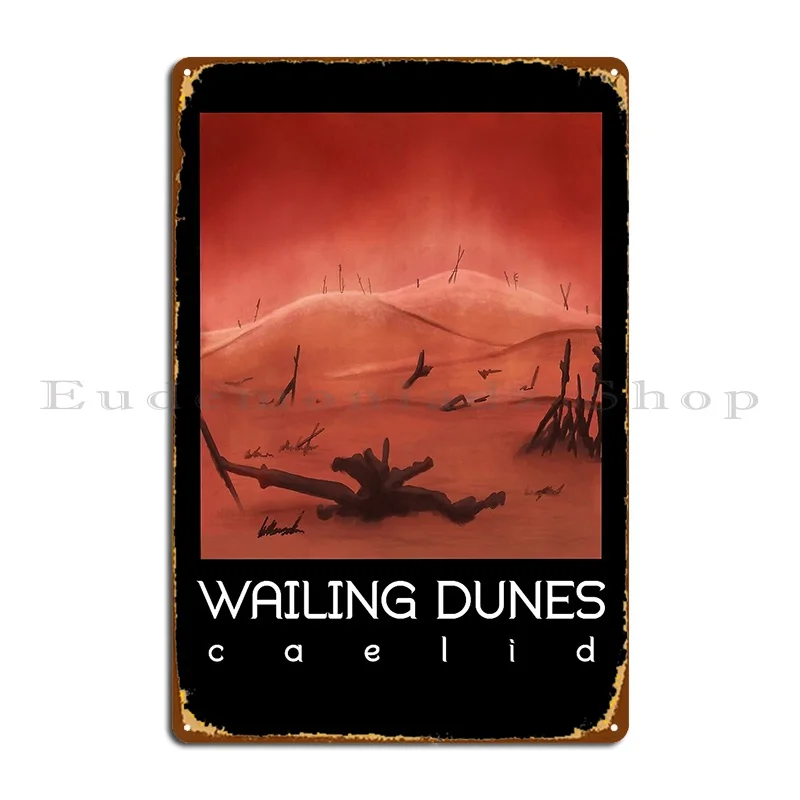 Wailing Dunes Radahn Boss Arena Stargirlwares Metal Plaque Poster Poster Designer Club Garage Create Tin Sign Poster