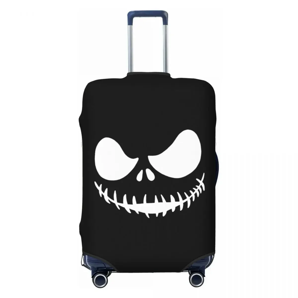 Custom Nightmare Before Christmas Luggage Cover Protector Halloween Movie Jack Skullington Travel Suitcase Covers for 18-32 Inch