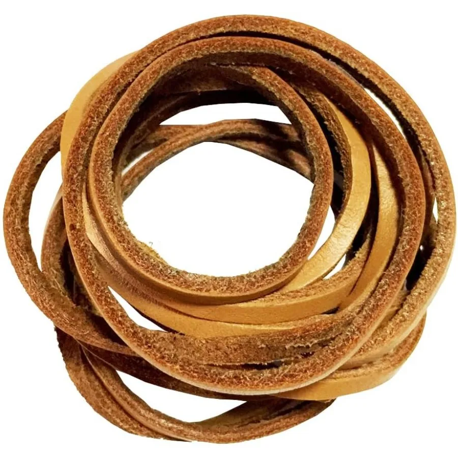 

1 шт. шнурков для обуви из необработанной кожи размером 1/8 дюйма, шнур для обуви