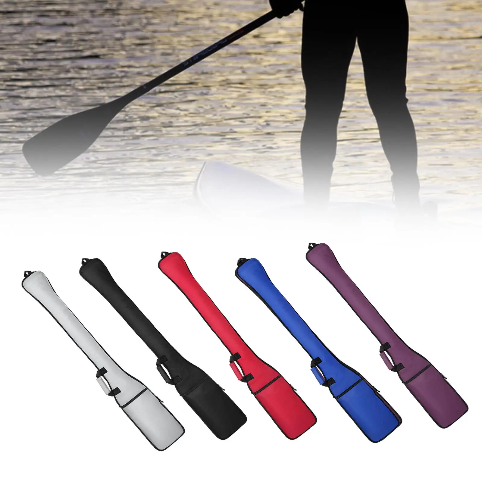 

Kayak Dragon Boat Paddle Carrying Bag 51.5x8.4inch Professional Smooth Zipper Accessory for Canoeing Boating Oxford Cloth