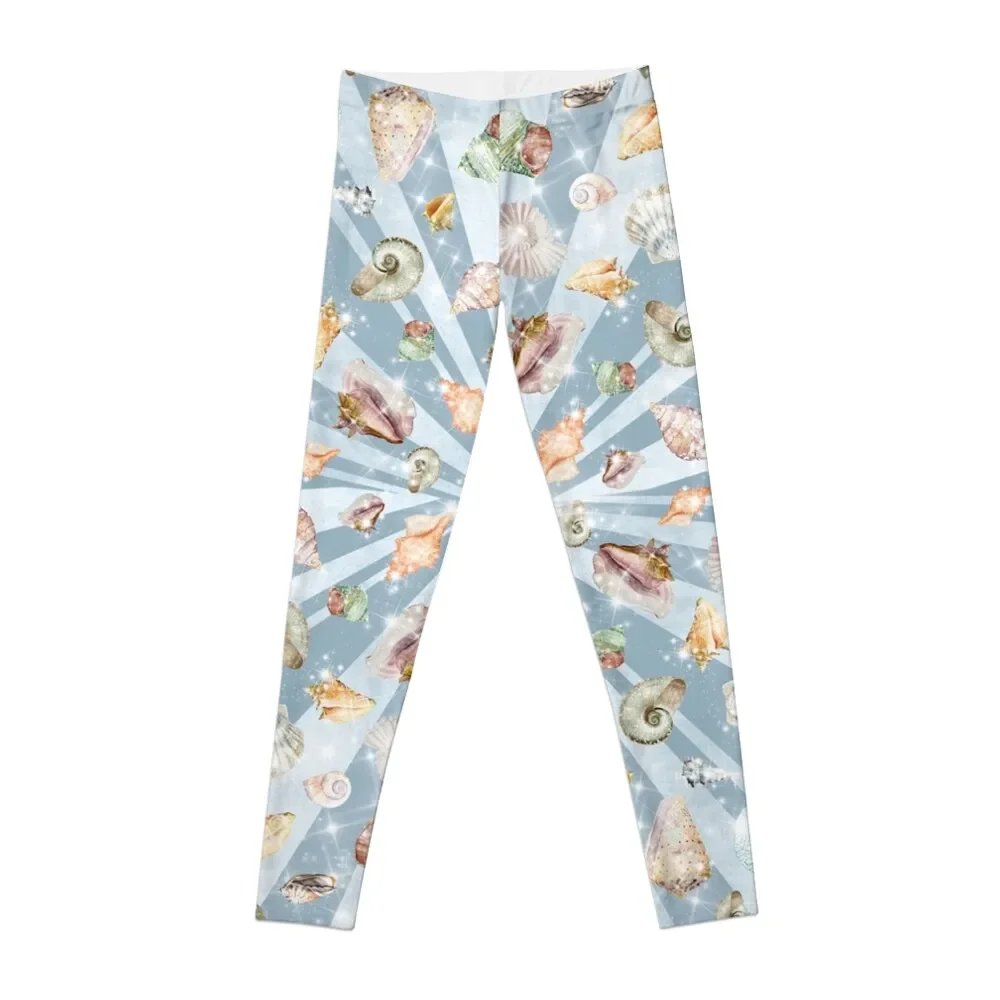 

Sea Shell Explosion Leggings Women's sportswear Women's sports Women's trousers workout shorts Womens Leggings
