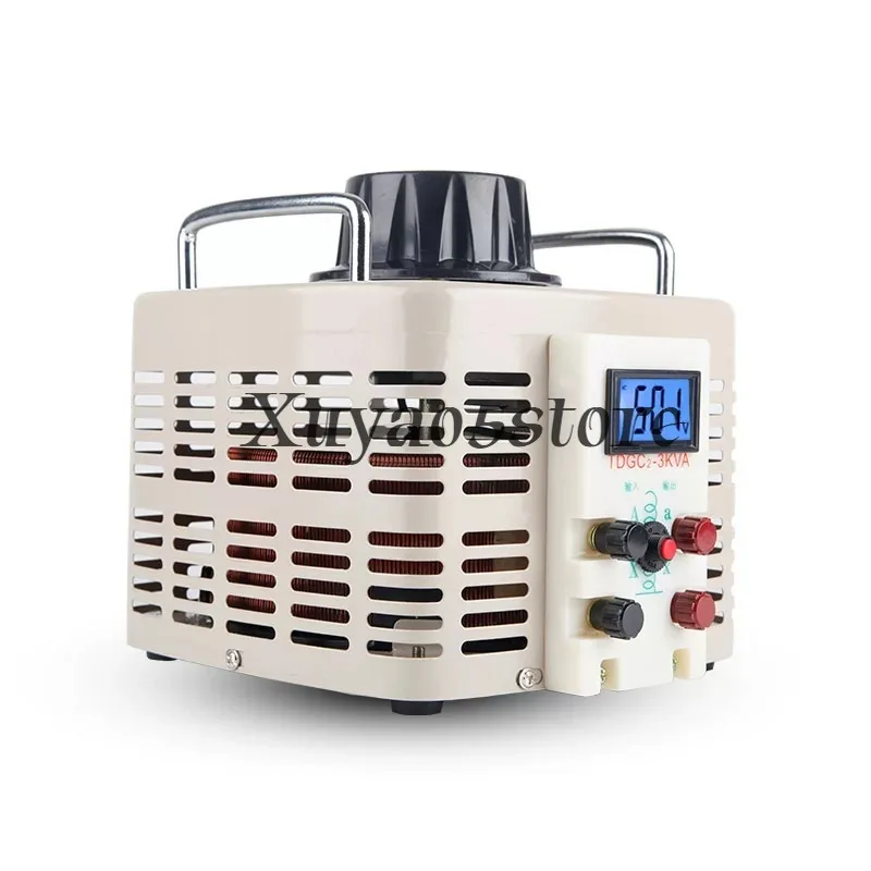 Voltage Regulator 220V Single-phase TDGC2-500W Autotransformer Pointer Table 0-250V Adjustable