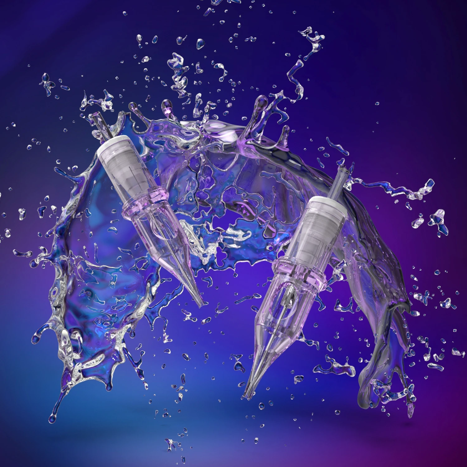 OFEYLE 10/20/100 قطعة إبر خرطوشة الوشم المهنية المختلطة مع خراطيش السلامة الغشائية إبرة الوشم القابل للتصرف