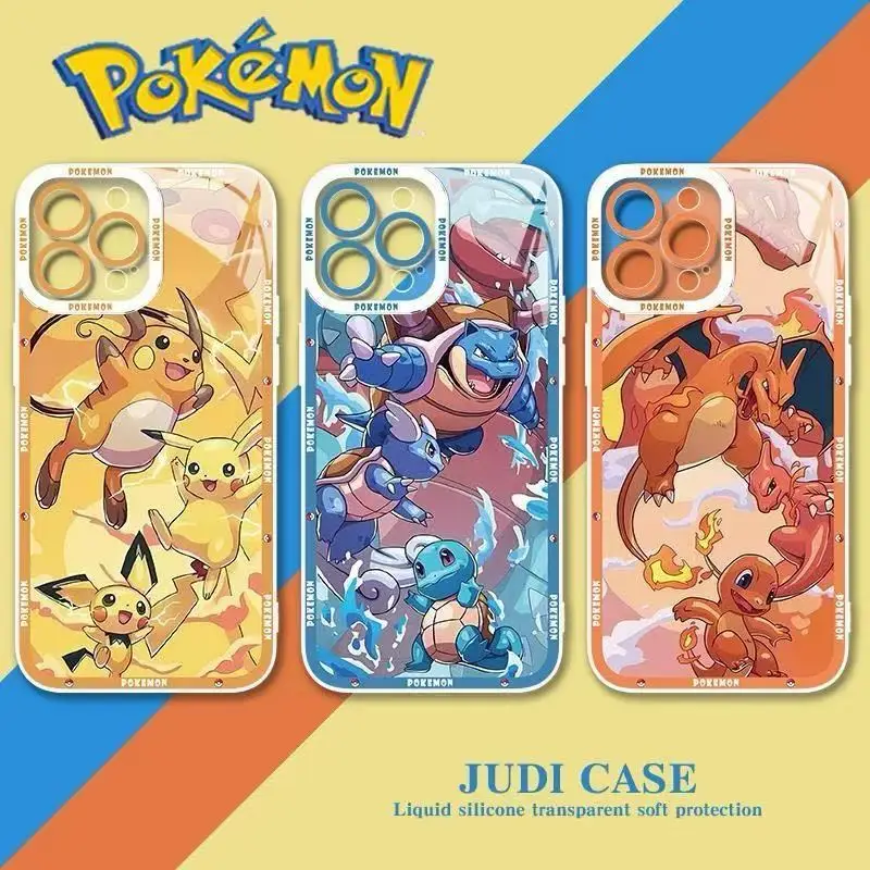 Case For Xiaomi POCO F6 X6 Pro X3 NFC X5 X4 GT F3 F4 F5 M6 M5S 13T 12T 11T 10T 14 13 12 11 Lite 5G NE Luxury P-Pokemon Cover