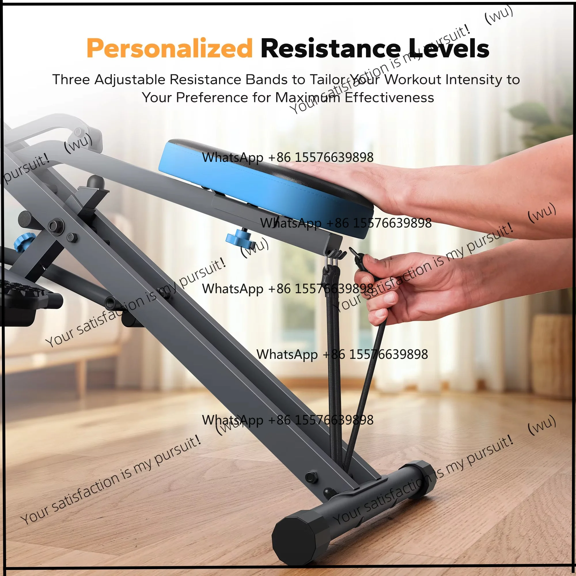 ZOCI-Squat Machine 2in1 Squat Rowing Machine Easy Setup Foldable Exercise Equipment Glute Trainer Machine Glutes Leg Home Fit