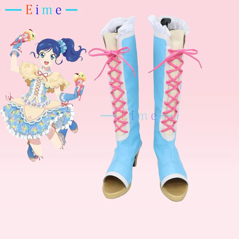 

Kiriya Aoi обувь для косплея аниме косплей милая обувь на высоком каблуке Хэллоуин карнавальные ботинки реквизит для косплея на заказ