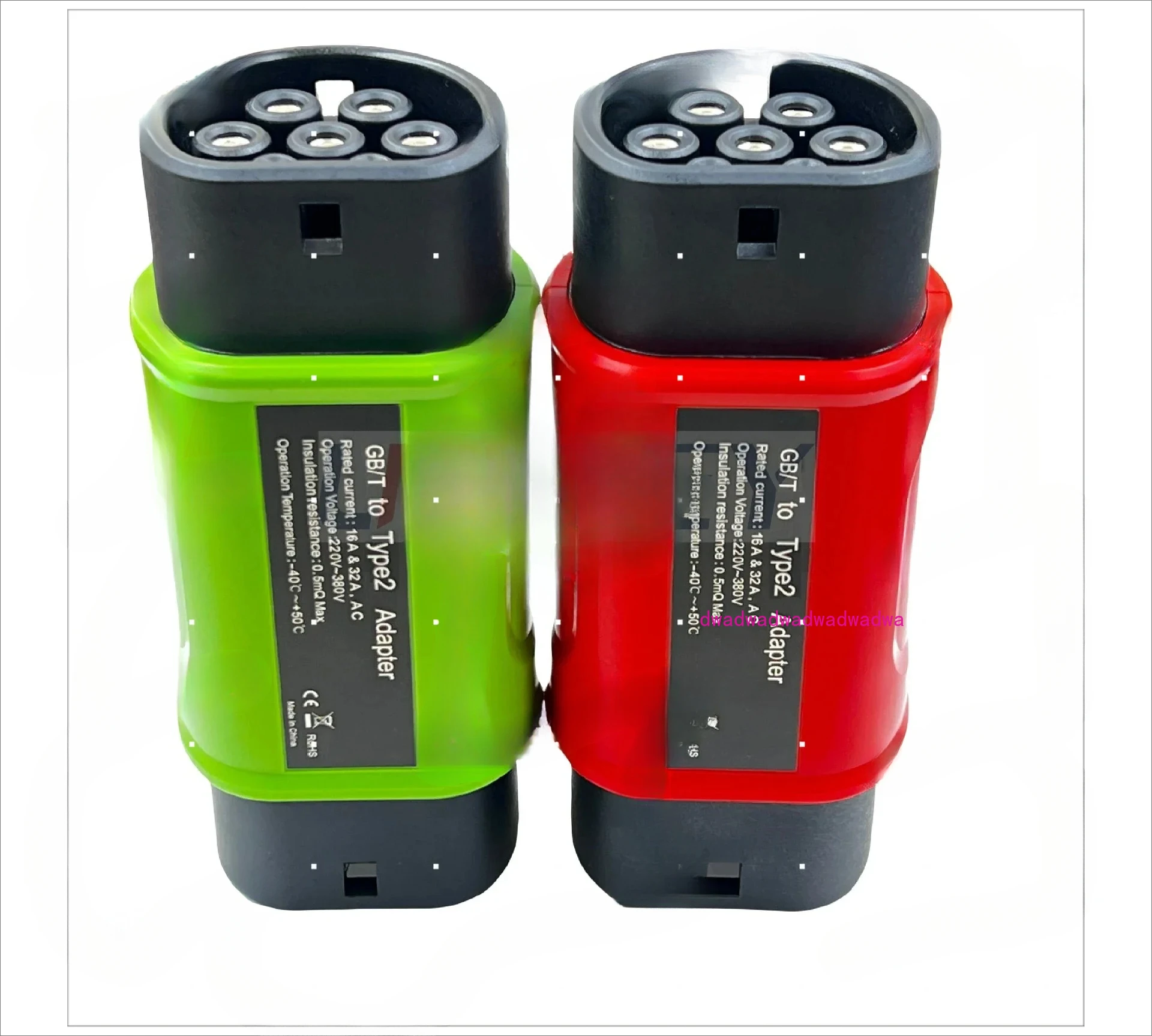 

New Energy China Charging Gun To European Standard Car Converter Connector GB/T To Type2 Adapter