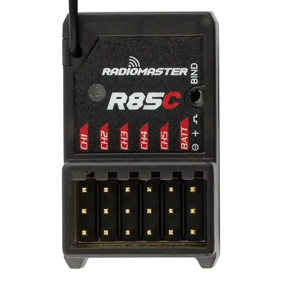 

RadioMaster R85C 5-канальный 2,4 ГГц 4 в 1, ШИМ-приемник с несколькими протоколами и внешней антенной, высокая производительность для деталей