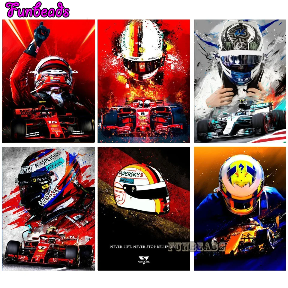 Formula Car World Champion Lewis Hamilton Star Diamond Painting Art DIY Full Diamond Embroidery 5D Rhinestone Decor Home TT6750