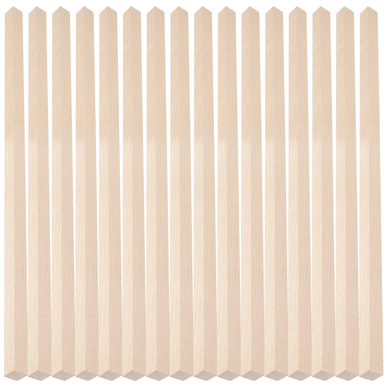 

20 Pcs Solid Wood Square Sticks Unpainted Dowel Rods for Crafting Basswoodsquare Strips Smooth Finish Diy Model Building