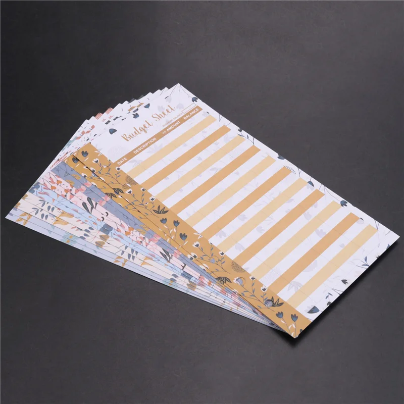 Organizador dinheiro para A6 Orçamento Binder, Dinheiro e Orçamento Livro, Despesa Orçamento folhas, Carteira, Orçamento Planner, 12