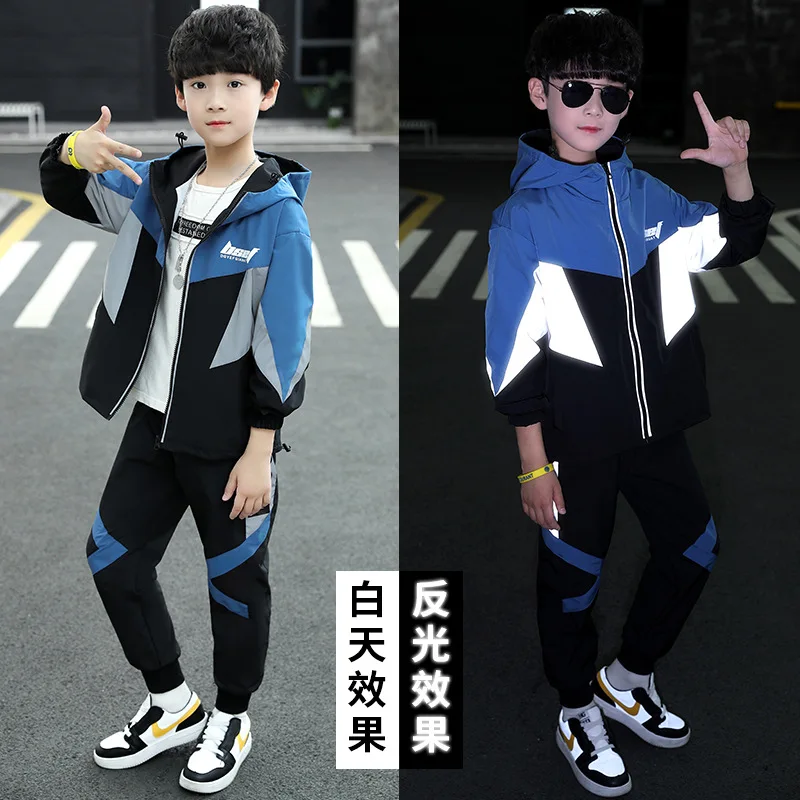 Children Clothing Set Boys Clothes Sportswear Kids Clothes Boy Suits For Boys Clothing Student Sport Tracksuit Coat Pants Suits