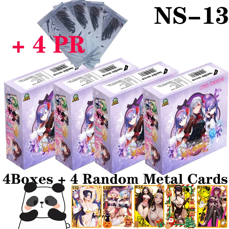 Nowa karta historii Bogini NS-13 Hobby Kolekcjonerskie karty do gry Doujin Girl Party Booster Box SSR SSP Rzadka karta Zabawka Urodziny Gifs