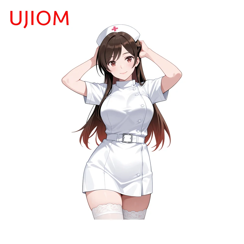 UJIOM Chizuru Mizuhara مغر Waifu كبير الثدي الجدار ملصق فني حيوي جذاب ملصق مناسب لديكور خزانة الملابس #6