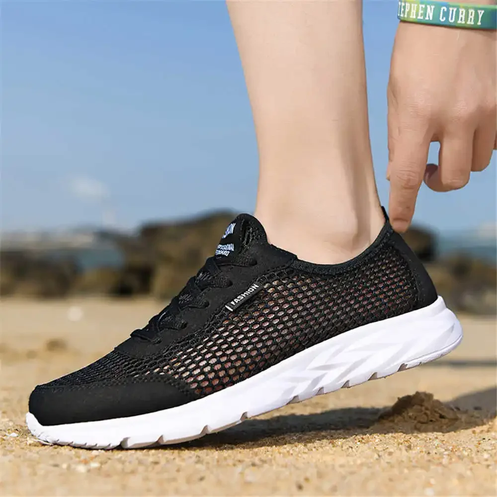 Soft Size 46 Men's Foot-wear Casual Black And White Sneakers Spring Shoes 2024 Sport Sapateni High Quality Fat Stylish Fat