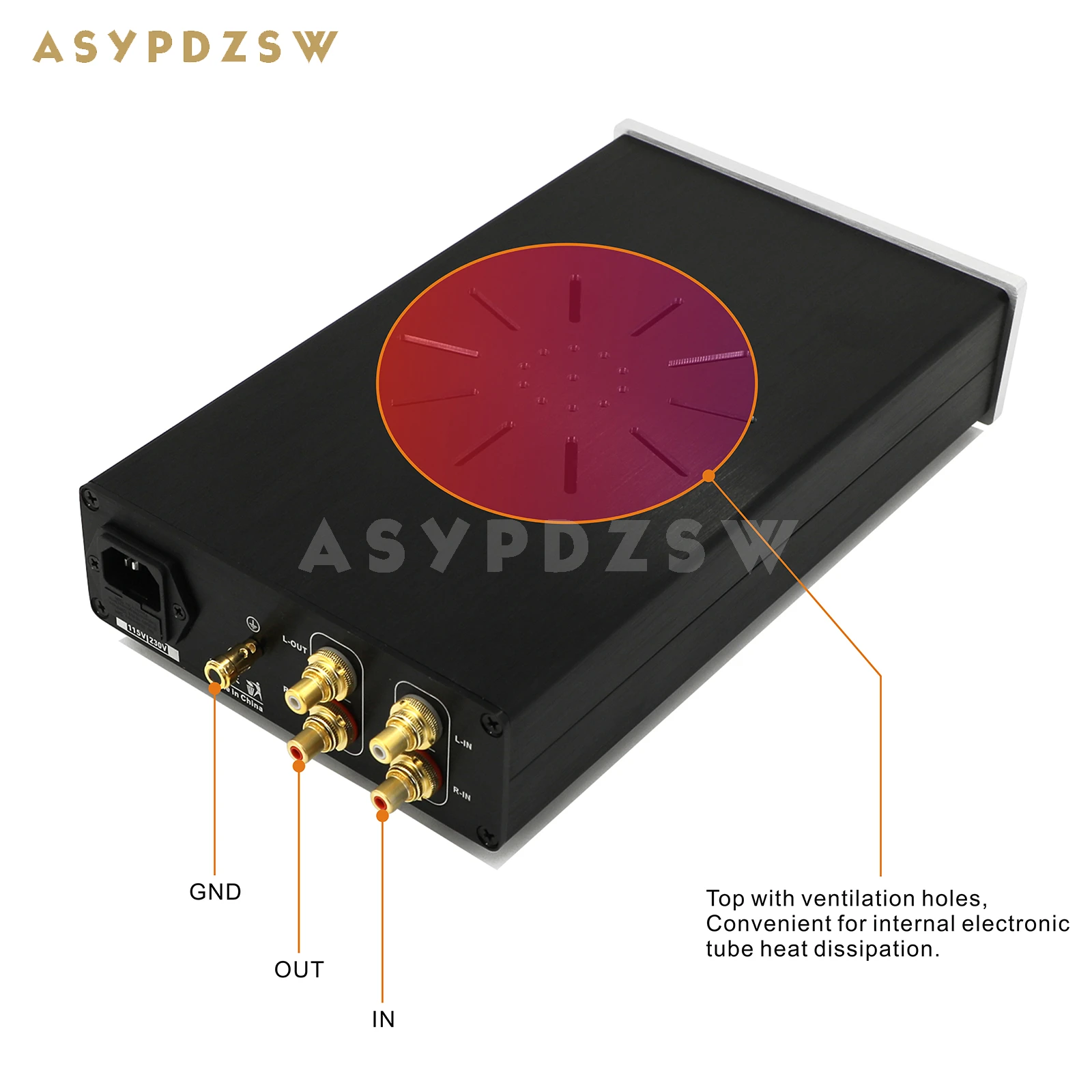 Classics RIAA MM Type EAR834 Tube Phono amplifier ECC83 Electronic tube MM dynamic magnetic vinyl phono amp Base on EAR834P