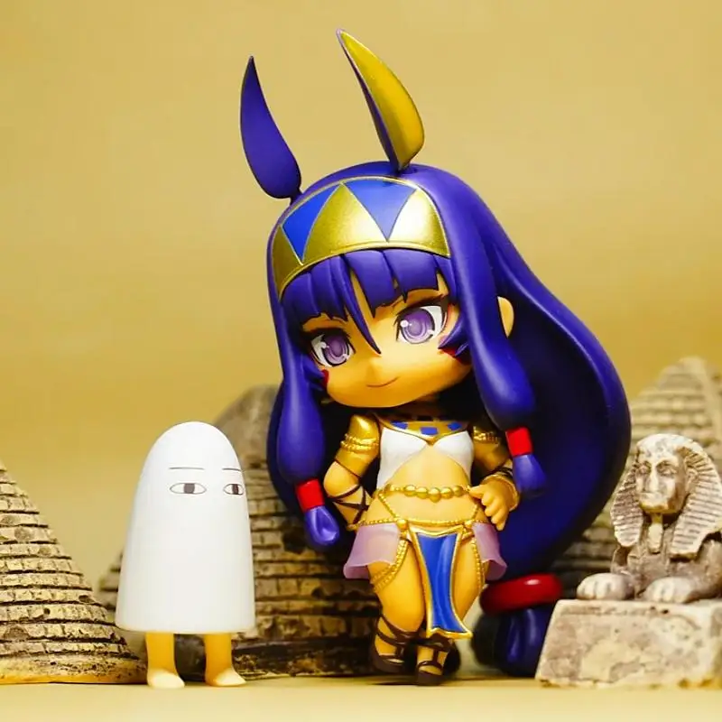 

1031 Nitocris Pharaoh Caster Fate Grand Order FGO Q Version Posable Action Figure Collectible Anime Figurine