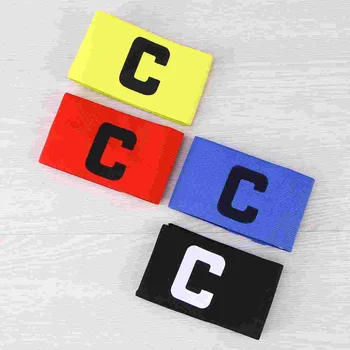 קפטן Armband כדורגל כדורגל להקות תג כדורסל אלסטי סרטי זרוע Teamarm להקת ספורט קפטנים אביזרי Rugbys Junior