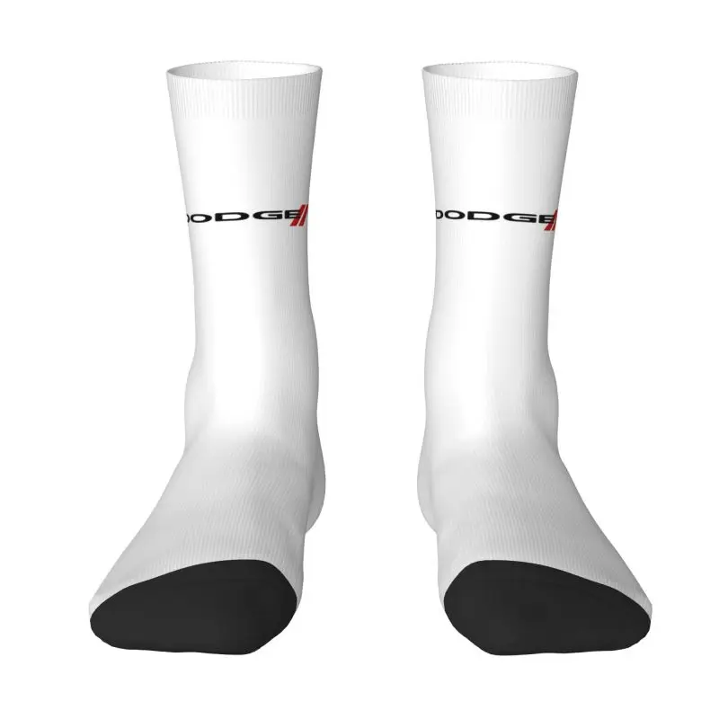 Custom Cute Automotive-D-Dodges Car Socks Men Women Warm 3D Print Sports Football Socks