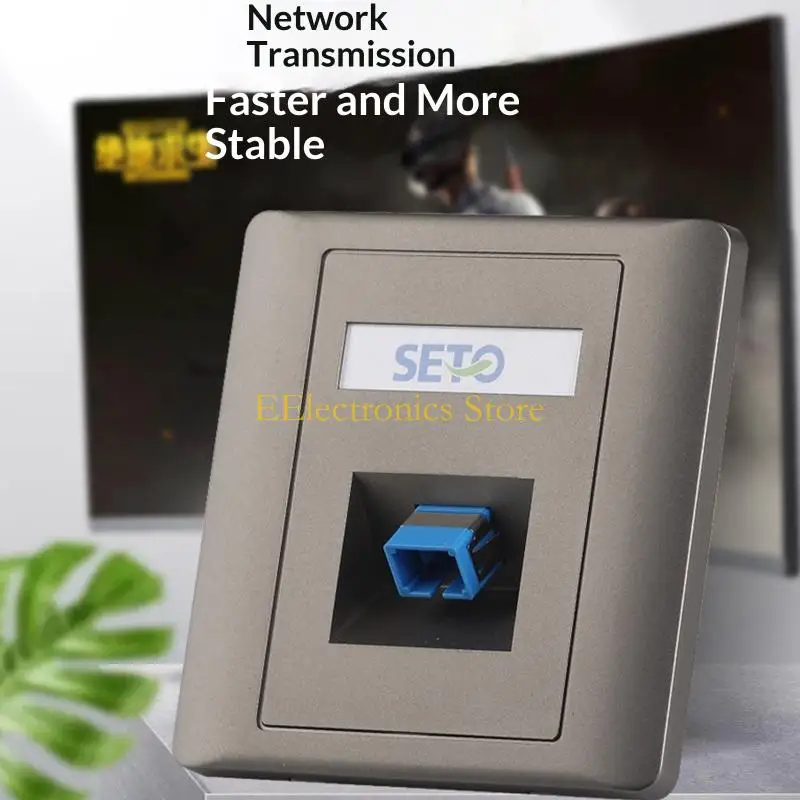 B03C Reliable 86 Type Fiber Opticals Plate For Single Double Port Connection