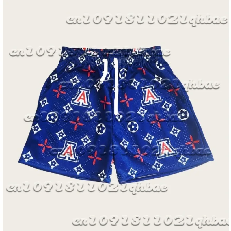 

2025 Summer MOTO New 3D Printed Mesh Fashion Brand Casual Shorts